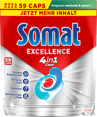 Vaatwasserdoppen Excellence 4in1, 59 stuks