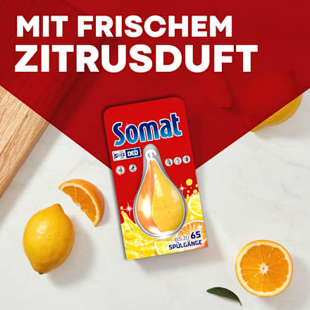 Vaatwasdeodorant Duo-Perls Citroen &amp; Sinaasappel, 1 st.