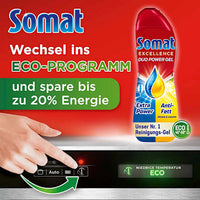 Vaatwasmiddel Excellence Duo Power Gel Citroen &amp; Limoen 58 wasbeurten, 928 ml
