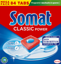 Spülmaschinen-Tabs Classic Power, 84 St Somat