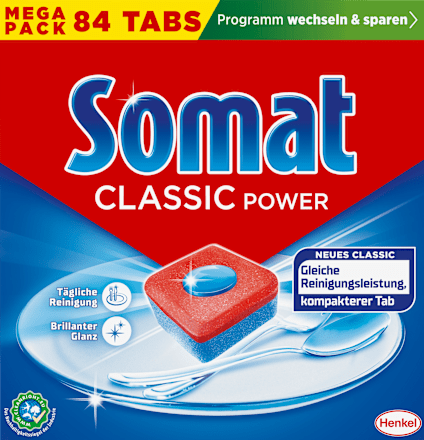 Spülmaschinen-Tabs Classic Power, 84 St Somat