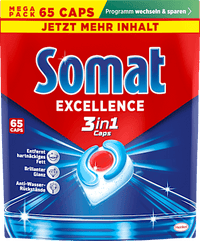 Spülmaschinen-Tabs Excellence 3in1, 65 St Somat