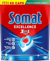 Spülmaschinen-Tabs Excellence 3in1, 60 St Somat