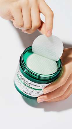 Gezichtsreinigingspads AHA-BHA-PHA 30 dagen Miracle Truecica, 70 stuks