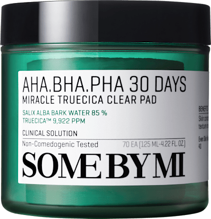 Gesichtsreinigungspads AHA-BHA-PHA 30 days Miracle Truecica, 70 St