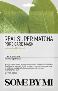 Sheetmasker Real Super Matcha Pore Care, 20 g