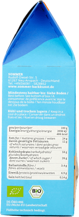Koekjes, spelt chocolade-sinaasappel, 150 g