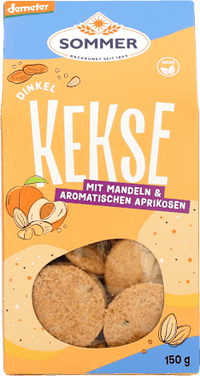 Spelt amandel-abrikozen koekjes, 150 g