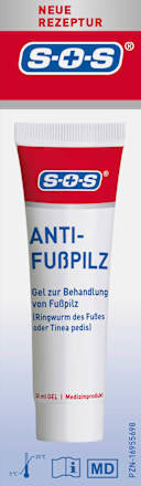 Anti Fußpilz Gel, 30 ml SOS