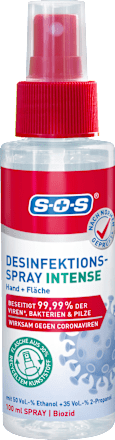 Intensieve desinfecterende spray voor handen en oppervlakken, 100 ml