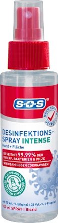 Desinfektionsspray Intense Hand & Fläche, Reisegröße, 100 ml