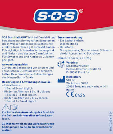 Durchfall Akut Sachets, 10 St