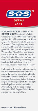 Anti-puistjes gezichtscrème, 50 ml