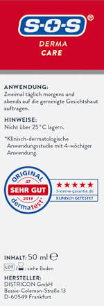 Anti-puistjes gezichtscrème, 50 ml