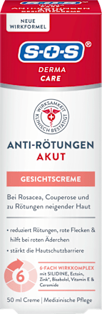 Gesichtscreme Anti-Rötungen Akut, 50 ml