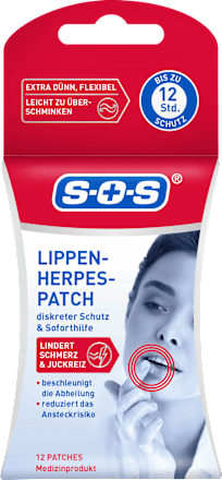 Lippenherpes Patch, 12 St