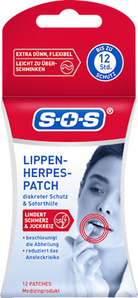Lippenherpes Patch, 12 St