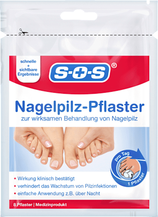 Nagel schimmel pleisters, 8 stuks