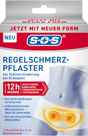 Menstruatiepijnpleisters, 2 stuks