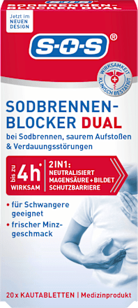 Maagzuurremmer DUAL Kauwtabletten, 20 stuks