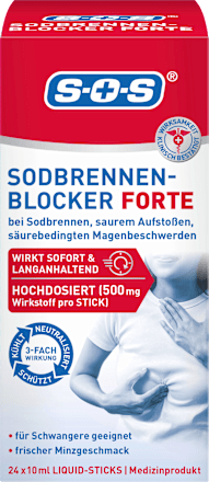 Sodbrennen Blocker Forte Liquid Sticks 24 St, 240 ml