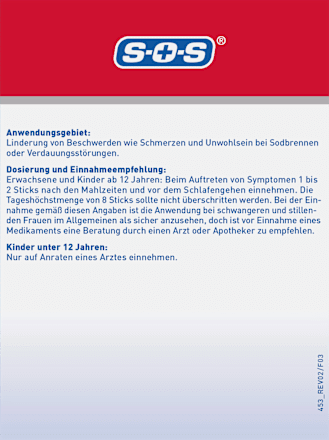 Sodbrennen Blocker Forte Liquid Sticks 24 St, 240 ml