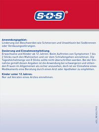 Sodbrennen Blocker Forte Liquid Sticks 24 St, 240 ml
