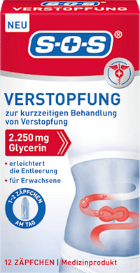 Verstopfung Zäpfchen, 12 St