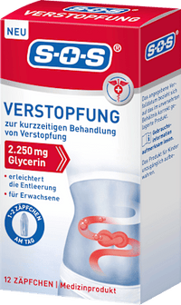 Verstopfung Zäpfchen, 12 St