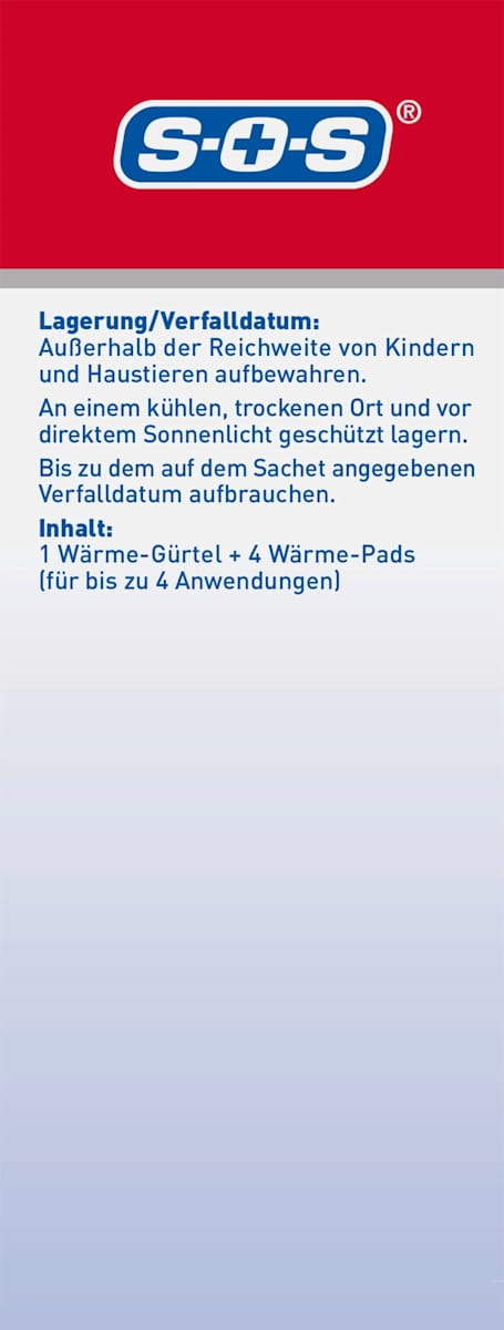 SOS Wärme Gürtel, 1 St