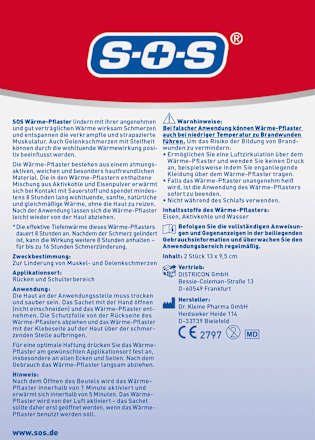 Wärmepflaster, 2 St SOS