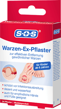 Wrattenverwijderaarpleisters, Wart-Ex, 24 stuks