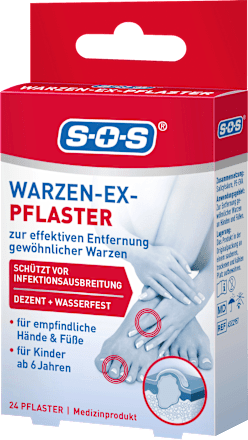 Wrattenverwijderaarpleisters, Wart-Ex, 24 stuks