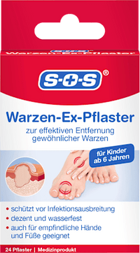 Wrattenverwijderaarpleisters, Wart-Ex, 24 stuks