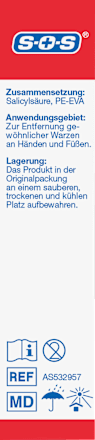 Wrattenverwijderaarpleisters, Wart-Ex, 24 stuks