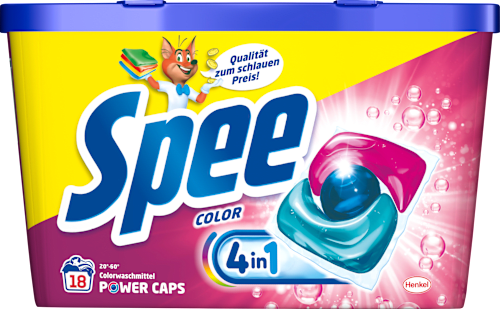 Colorwaschmittel Caps Power, 18 Wl Spee