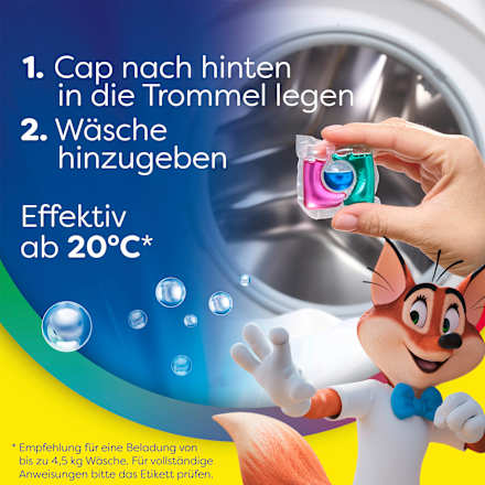 Colorwaschmittel Caps Power, 16 Wl