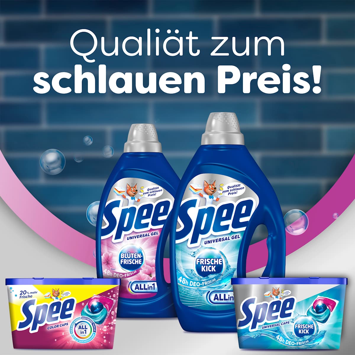 Spee Colorwaschmittel Gel Blütenfrische, 20 Wl
