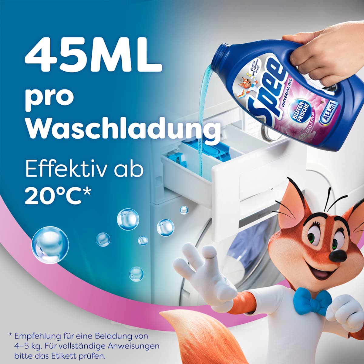 Spee Colorwaschmittel Gel Blütenfrische, 20 Wl