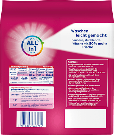 Colorwaschmittel Megaperls, 17 Wl