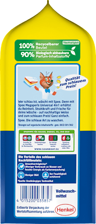 Vollwaschmittel Megaperls mit Duft, 19 Wl Spee