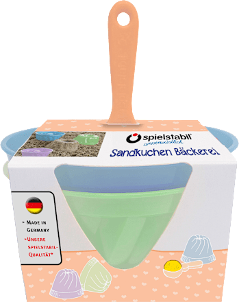 Sandkuchen Bäckerei Set pastell, 1 St