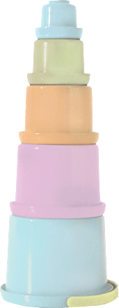 Stapelbecher Set pastell 5tlg, 1 St