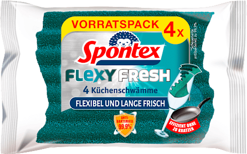 Geschirrschwämme Flexy Fresh, 4 St