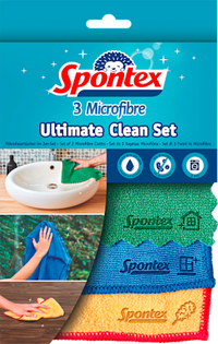 Mikrofasertücher-Set Ultimate Clean, 3 St