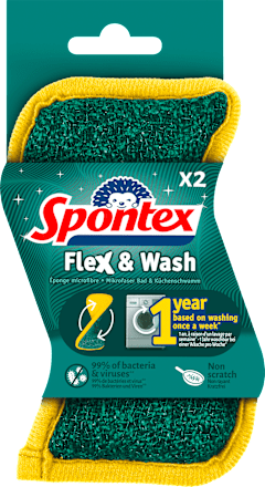 Spons Flex &amp; Wash, 2 stuks