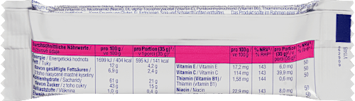 Energiereep, frambozenyoghurtsmaak, 35 g