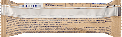 Energieriegel, Natural Energy, Vollkorn-Haferflocken, Cranberries, Himbeeren & Blaubeeren, 40 g