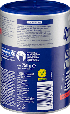 Iso Drink Pulver, Blutorangen Geschmack, 750 g