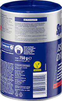 Iso Drink Pulver, Blutorangen Geschmack, 750 g